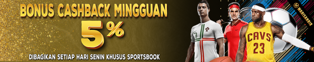 Bonus Cashback Mingguan Sport